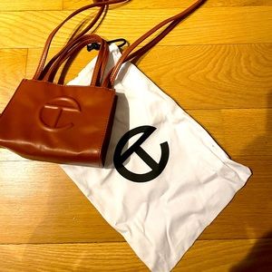 Telfar Mini Handbag in Brown